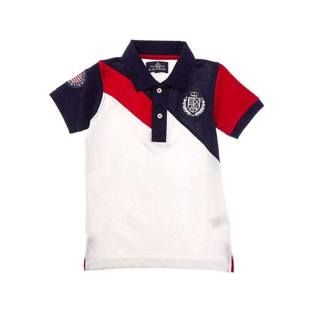 Polo Club St. Martin Boys  Polo Shirt, White